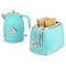 Megachef 1.8 Quart Electric Tea Kettle and 2 Slice Toaster Combo in Turquoise MC-BTBK-T - alternate 1