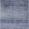 Homeroots 5' X 8' Blue Aqua And Charcoal Floral Washable Indoor Outdoor Area Rug 606183 - alternate 4