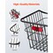 Vevor Rear Bike Basket Metal Wire Bicycle Basket Reflective Tail Light Cover TX-SS-05 - alternate 2