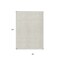 Homeroots 8' X 10' Ivory And Pale Beige Geometric Washable Indoor Outdoor Area Rug 612139 - alternate 3