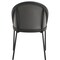 Leisuremod Urbane Collection Modern Dining Chair in Charcoal, 2PK UC21CH2 - alternate 3
