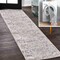 Jonathan Y Edith Distressed Medallion Low-Pile Machine-Washable Cream/Light Gray 2 ft. x 8 ft. Runner Rug WSH315A-28 - alternate 1