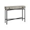 Homeroots 43" Gray And Black Cross Leg Console Table 333210 - alternate 2