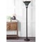 Jonathan Y Dragonfly Tiffany-Style 71" Torchiere LED Floor Lamp, Bronze/Red JYL8002A - alternate 4