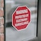 Signmission Warning Protected by Electronic Sur, 4 inch X 4 inch, Vinyl Decal, 2PK OC-D-2PACK-4-338 - alternate 2