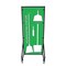 5S Supplies 5S Housekeeping Shadow Board Broom Station Version 16 - Green Board / Black Shadows  With Broom HSB-V16-GREEN-KIT - alternate 1