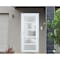 Vdomdoors Front Exterior Prehung FiberGlass Door Frosted Glass / Manux 8002 White Silk / Office Commercial an MANUX8002EXD-WS-W36 x H80-RH - alternate 2