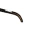 Nahanco 17in Black Plastic Heavy Weight Shirt Hanger w/ Molded Grippers and Black Swivel Hook, 100PK 25500BHMG - alternate 2