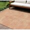 Homeroots 10' X 14' Peach Washable Indoor Outdoor Area Rug 598841 - alternate 1