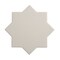 Apollo Tile Seville 7 x 7 in. Matte Light Gray Porcelain Star Wall and Floor Tile 5.31 sq ft/case, 34PK TNG88STRGRYA - alternate 1