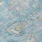 Homeroots 8' Teal Blue And Aqua Round Floral Washable Indoor Outdoor Area Rug 609518 - alternate 7