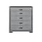 Global Furniture Usa Contemporary Isabella Grey Chest With Led ISABELLA-GREY-CH W/ LED - alternate 1