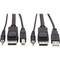 Eaton EATON Tripp Lite Series DisplayPort KVM Cable Kit, 3 in 1 - 4K DisplayPort, USB, 3.5 mm Audio P783-006 - alternate 1