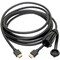 Tripp Lite HDMI CABLE HIGH-SPEED IP68 CONNECTOR INDUSTRIAL ETHERNET MM 12FT P569-012-IND - alternate 2