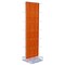 Azar Displays Orange Two-Sided Pegboard Floor Display On Studio Base with 50 6in Clear Hooks 700770-ORG-6C50 - alternate 4