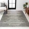 Jonathan Y Aya Berber Stripe Geometric Gray/Cream 5 ft. x 8 ft. Area Rug MOH205B-5 - alternate 1