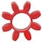 Timken Lovejoy 4.13 in. Outside diameter, Jaw Coupling, Spider, Urethane CJ 48 SPIDER 98A RED - alternate 2