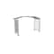 Ghent 178''Wx105''H Preserve, Canopy Unit, Glass, Walnut Slat Wall, Anodized Silver Frame, Cadet Grey Awning PSV3FGSSILGRYWAL - alternate 1