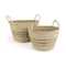 Homeroots Set of Two Brown Wicker Basket, 2PK 392170 - alternate 2