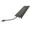 Vestil Cable Protector, 3/4 in H, 40 in L, 5-1/2 in W, 1 Channel, Rubber, Black MRHR-39 - alternate 3