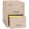 Fireking 2 Drawer, 1 Hr Fire & Impact Rated, Vertical, 31" depth Legal Champagne 2-2131-CCH - alternate 2