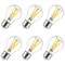 Luxrite A15 Edison LED Bulb, 60W Equivalent, 8.5W, Dimmable, 5000K Bright White, Enclosed Fixture, 6PK LR21694 - alternate 1