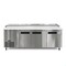Koolmore 92 In. Three Door Commercial Pizza Prep Refrigerator in Stainless-Steel KM-RPPS-3DSS KM-RPPS-3DSS - alternate 4