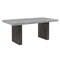 Homeroots 78" Gray Wood Double Pedestal Base Dining Table 642280 - alternate 3