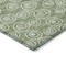 Homeroots 10' X 14' Green And Ivory Geometric Washable Indoor Outdoor Area Rug 583347 - alternate 2