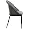 Leisuremod Urbane Collection Modern Dining Chair in Charcoal, 4PK UC21CH4 - alternate 5