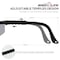 Bison Life Boxer Black Temples, Safety Glasses, Anti-Fog & Anti-Scratch, Gray/Black Lens ZH-BXSG-GYLBKT-MS16 - alternate 3