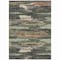 Homeroots 8' X 10' Charcoal Copper And Ivory Abstract Washable Indoor Outdoor Area Rug 612488 - alternate 3