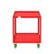 Valley Craft Utility Cart, Steel, 2000 lb Load Capacity, 53 in L, 30 in W F89182RDPY - alternate 4