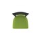 Holland Bar Stool Co 30" Stationary Bar Stool, Black Wrinkle, Canter Kiwi Green Seat 40030BW009 - alternate 2