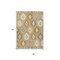 Homeroots 9' X 12' Gold Ivory And Taupe Southwestern Washable Indoor Outdoor Area Rug 615132 - alternate 4