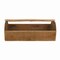 Homeroots 24" Brown Solid Wood Box 488022 - alternate 1
