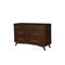Homeroots 60" Walnut Solid Wood Seven Drawer Double Dresser 524148 - alternate 2