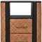 Homeroots 23" Brown Solid Wood Two Drawer Nightstand 701728 - alternate 4
