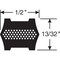 Gates Double V-Belt, Hi-Power Dubl-V, AA55, AA, EPDM, 57 in, 1/2 in Top Width AA55 - alternate 2
