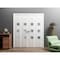 Vdomdoors Sliding Closet Double Bi-fold Doors White Solid Core Modern Interior SETE6900DBF-WS-96 x 80 (4* 24x80) - alternate 3