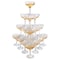 Lavish Home Plastic Champagne Glasses 5oz Reusable or Disposable Coupe Glasses w/ Grooves, 100PK JG1012-1 - alternate 2