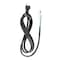 Satco Satco 90-2208 6 Ft. Heavy Duty Cord Set 18/3 SJT -105-#176;C, Black 90/2208 - alternate 2