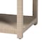 Bali & Pari Nata Bohemian Woven Natural Grasscloth 1-Drawer Nightstand 254-14032-ZORO - alternate 2