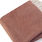 Homeroots 70" X 55" Terra Cotta Woven Cotton Plush Throw Blanket 475705 - alternate 2