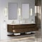 James Martin Vanities Allamari 72" Double Vanity, Sable w/ 3 CM Siberian Silestone Top D640-V72-SBL-WSFR - alternate 3