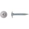 Big Timber No, 8 x 3/4'' White Modified Truss Head Sharp Point Wood Screw, 1 Lb. 1MTS834W - alternate 1