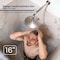 Supplygiant 16 in Shower Arm 90 Degree Stainless Steel Rain Shower Head Extension Arm with Flange, Chrome Finish 74-TB38BG-D - alternate 2
