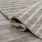 Jonathan Y Petra Abstract Stripe Geometric Shag Gray/Ivory 2 ft. x 10 ft. Runner Rug MOH407B-210 - alternate 4