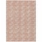 Homeroots 10' X 14' Salmon And Ivory Geometric Washable Indoor Outdoor Area Rug 595036 - alternate 2
