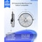 Iliving 20 Inch Wall Mount Fan, 4750 CFM High Velocity Metal Fan with 3 Speeds, Sealed Motor & 360 Deg ILG8E20P - alternate 5